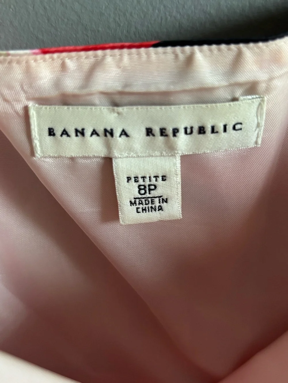 Banana Republic Vintage 100% Silk Strapless Midi Dress